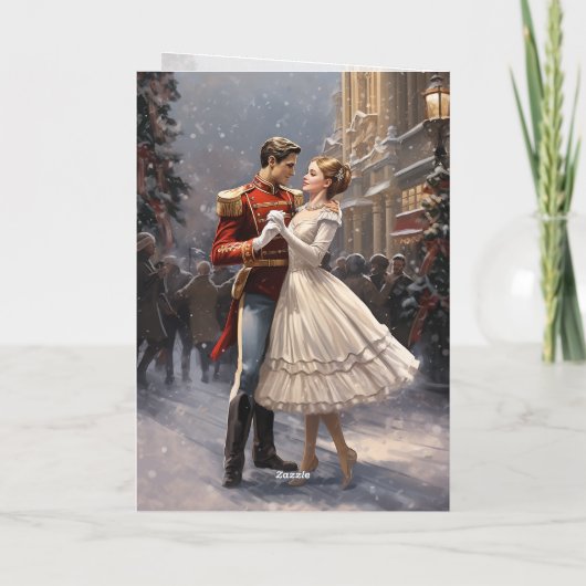 Clara und Nutcracker Vintag Ballet Weihnachten (Rückseite)