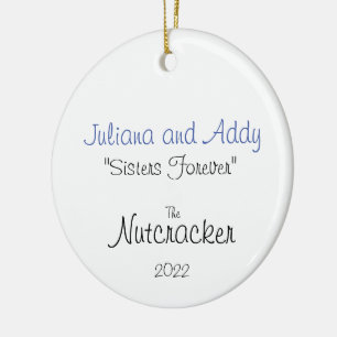 Clara und Party Girl Custom Keramik Ornament