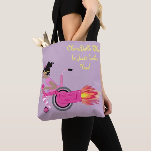 ClaraBelle blaue perfekte Tasche - Lavendel-Träume (Von Nahem)