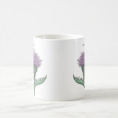 Claran/Thistle (schottisch-gälische Übersetzung) Kaffeetasse (Mittel)