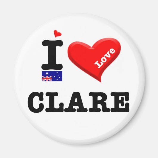 CLARE - I LIEBE MAGNET (Vorne)