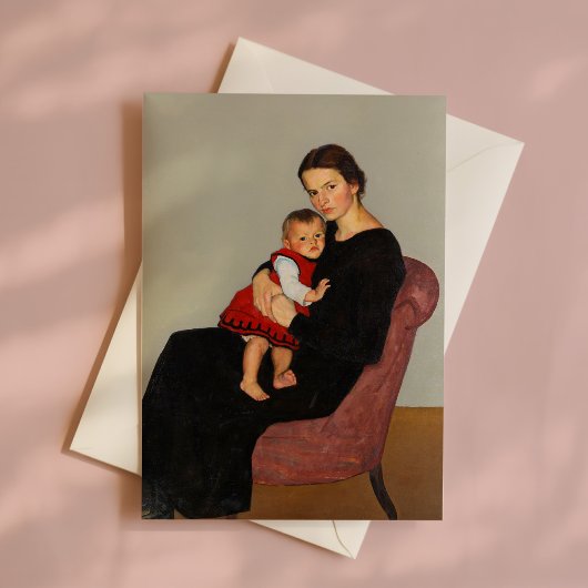 Cläre Maillard mit Tochter | Willi Maillard Karte