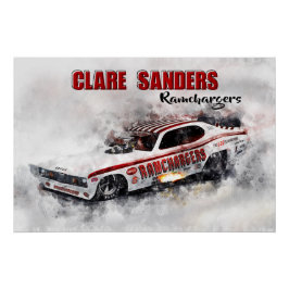 Clare Sanders Ramchargers Poster