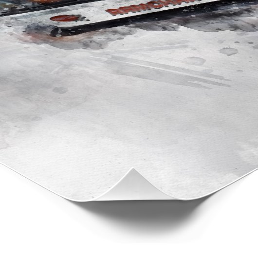 Clare Sanders Ramchargers Poster (Ecke)