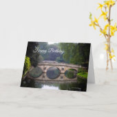 Clare Uni Bridge, Cambridge Birthday Card Karte (Gelbe Blume)