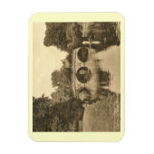 Clare Uni Bridge, Cambridge England Vintag Magnet (Vertikal)