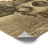 Clare Uni Bridge, Cambridge England Vintag Poster (Ecke)