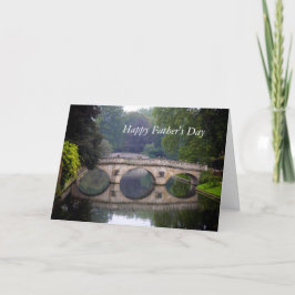 Clare Uni Bridge, Cambridge Vatertag Card Dankeskarte