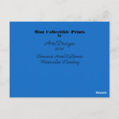 Claremont Hotel/CA - Mini Collectible Prints Postkarte (Rückseite)