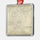 Claremont PO Silbernes Ornament (Links)