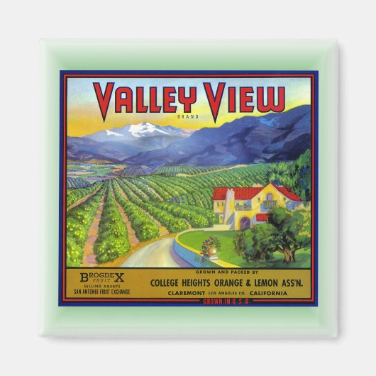 CLAREMONT VALLEY Magnet (Vorne)