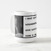 Clarence Darrow gelitten worden unter Kaffeetasse (Vorderseite Links)