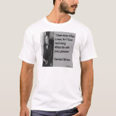 Clarence Darrow & Obituary Zitat T-Shirt (Vorderseite)