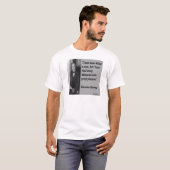 Clarence Darrow & Obituary Zitat T-Shirt (Vorne ganz)