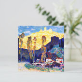 Clarence Gagnon art, Abend, Siena Karte (Stehend Vorderseite)