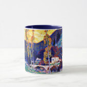 Clarence Gagnon art, Abend, Siena Tasse (Zentrum)