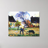 Clarence Gagnon art, Fall Scene, Baie-Saint-Paul, Leinwanddruck (Vorderseite)