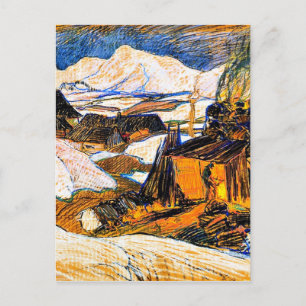 Clarence Gagnon art, Limon Kiln, Baie-Saint Paul Postkarte