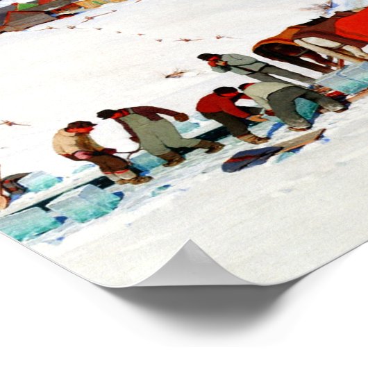 Clarence Gagnon - Die Eisernte Poster (Ecke)