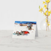 Clarence Gagnon - Die Grußkarte für die Eisernte Karte (Gelbe Blume)