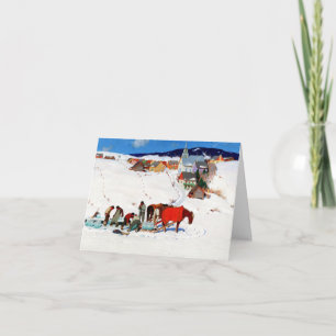 Clarence Gagnon - Die Grußkarte für die Eisernte Karte