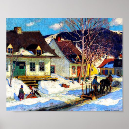 Clarence Gagnon - Dorf Quebec Poster (Vorne)