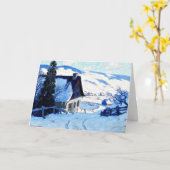 Clarence Gagnon - Farm Greiner Card Karte (Gelbe Blume)