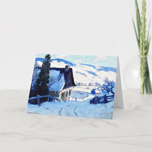 Clarence Gagnon - Farm Greiner Card Karte (Vorderseite)