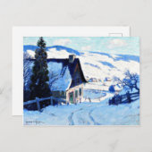 Clarence Gagnon - Farm Postkarte (Vorne/Hinten)