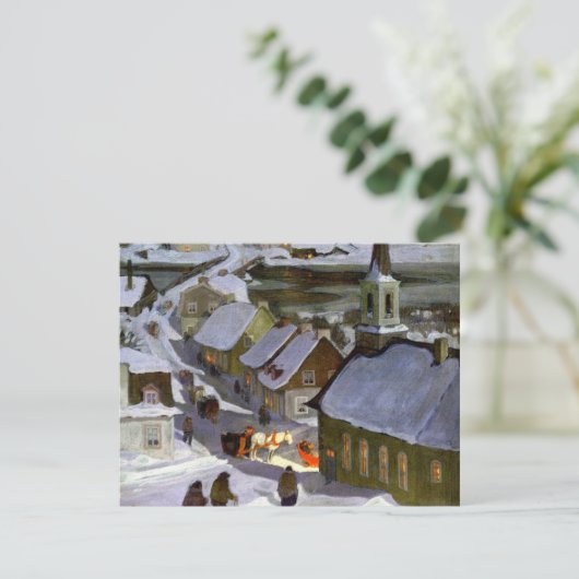 Clarence Gagnon - Greeting Card Karte (Stehend Vorderseite)