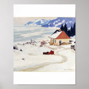 Clarence Gagnon La Rote Karre Poster