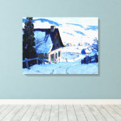 Clarence Gagnon - landwirtschaftlicher Betrieb Leinwanddruck (Insitu (Holzboden))