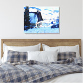 Clarence Gagnon - landwirtschaftlicher Betrieb Leinwanddruck (Insitu (Schlafzimmer))