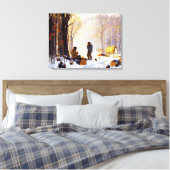 Clarence Gagnon - Lonely Village Leinwanddruck (Insitu (Schlafzimmer))