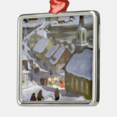Clarence Gagnon - Midnight Mass Ornament Aus Metall (Links)