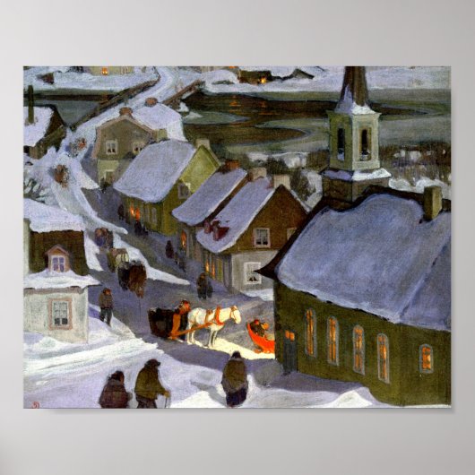 Clarence Gagnon - Mitternachtsmesse Poster (Vorne)