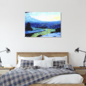 Clarence Gagnon painting, Twilight, 1913 Leinwanddruck (Insitu (Schlafzimmer))