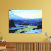 Clarence Gagnon painting, Twilight, 1913 Leinwanddruck (Insitu (Wohnzimmer))