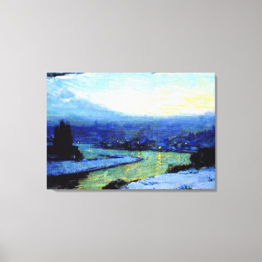 Clarence Gagnon painting, Twilight, 1913 Leinwanddruck (Vorderseite)