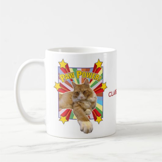 Clarence PawPower™ Keramik Tasse (Links)