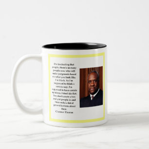 Clarence Thomas Zweifarbige Tasse