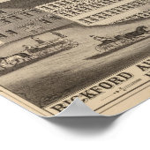 Clarendon Bickford Knetmaschine Poster (Ecke)