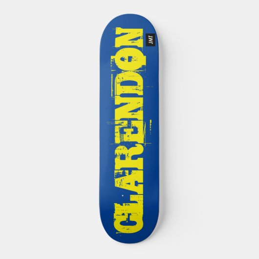 CLARENDON SKATEBOARDS / JMT (Vorderseite)
