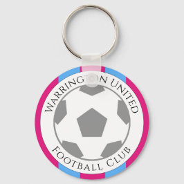 Claret & Blue Football Club Schlüsselanhänger