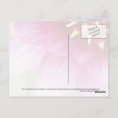 Claret Cfarbige Water Lily Postkarte (Rückseite)