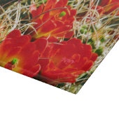 Claret Cup Cactus Wildblumen Schneidebrett (Ecke)