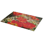 Claret Cup Cactus Wildblumen Schneidebrett (Ecke)