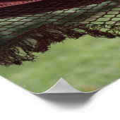 Claret Hammock Sun Hat Sonnenbrillen Poster (Ecke)