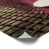Claret Hammock Yard Digital Foto Poster (Ecke)