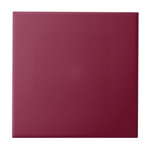 Claret Solid Color | Classic | elegant Fliese (Vorderseite)